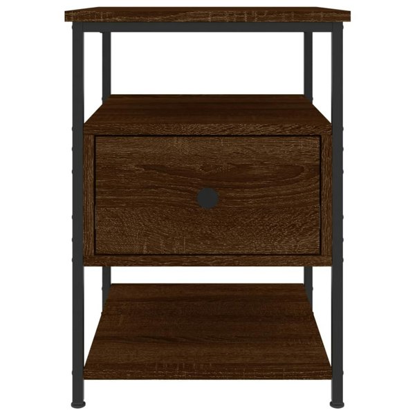 Berkfield Bedside Cabinets 2 pcs Brown Oak 40x42x56 cm Engineered Wood