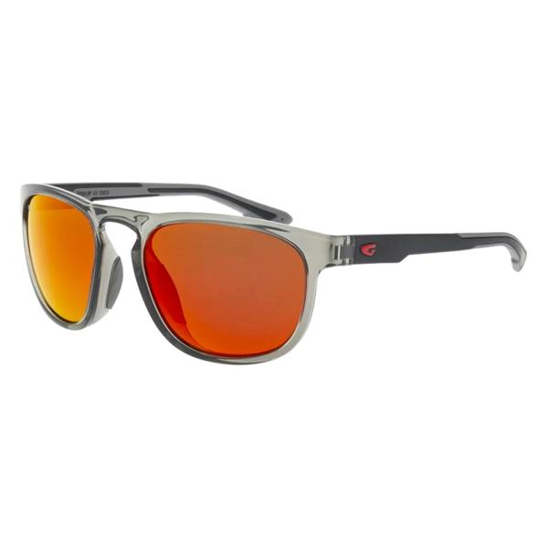 GOG Eyewear Dex Polarised UV400 Lifestyle Sunglasses with Mirror Hydrophobic TR90 Frame - One Size - Cristal Grey / Black