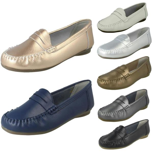 Down to Earth Ladies Down To Earth Leather Shoes F80445