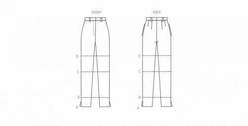 Butterick Sewing Pattern 6944, Trousers, Shorts for Women, B5 (8-10-12-14-16) - Intermediate