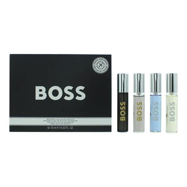 Bottled Hugo Boss Bottled 4 Piece Gift Set: Eau de Parfum 10ml - Eau de Toilette 10ml - Parfum 10ml - Infinite Eau de Parfum 10ml