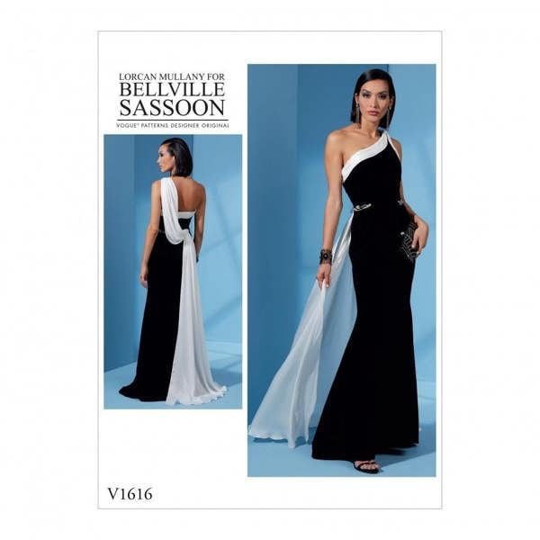 Vogue Sewing Pattern 1616, Dresses for Women, A5 (6-8-10-12-14) - Advanced