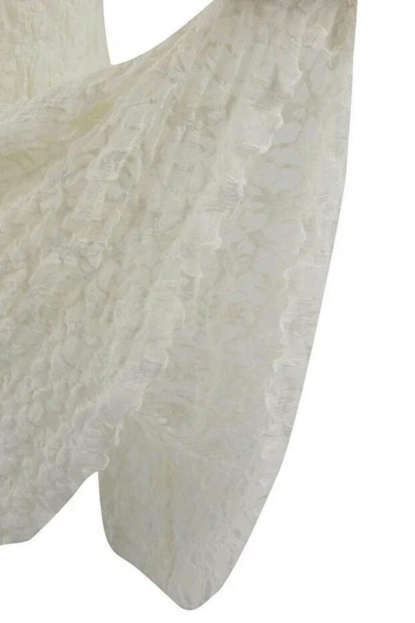 WOVCOR Lace A-line Mini Lined Plus Size Skirt