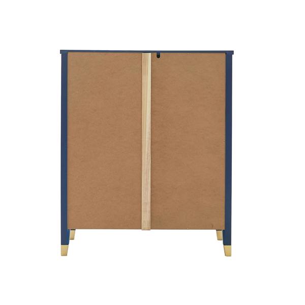 Cabinet Bits Palazzi 4 Drawer Chest Blue H94 W79 D40cm