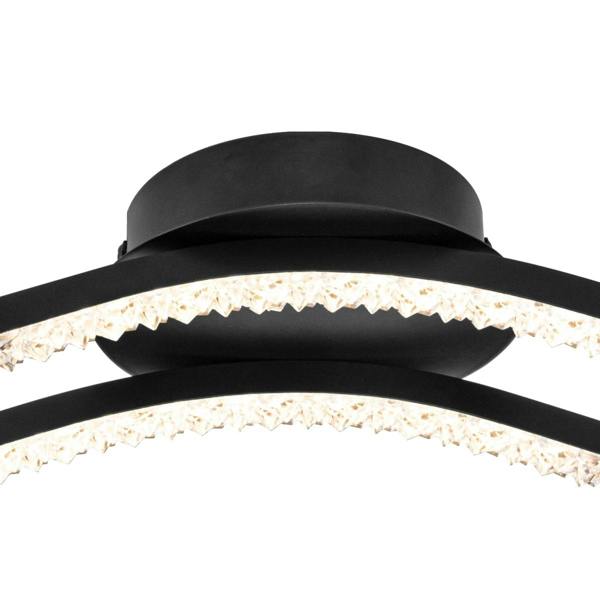 COSYLYTE Kenworth 2 Light Integrated LED Wavy Ceiling Light