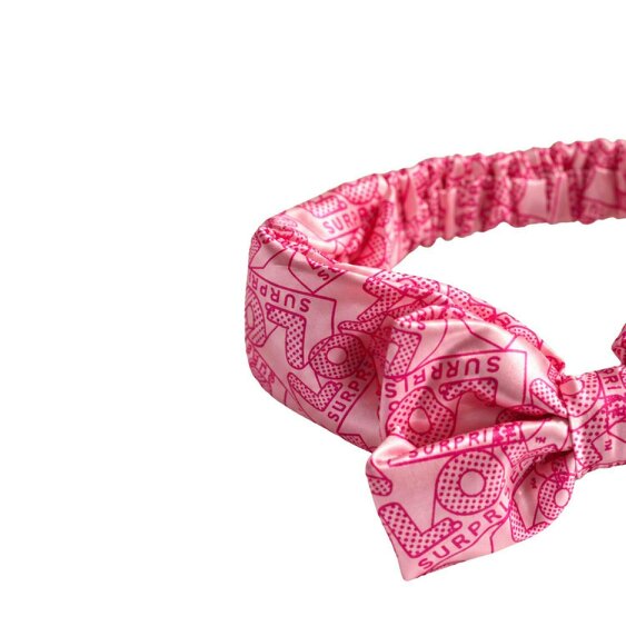 Onomato! LOL Printed Bow Hairband One Size Pink