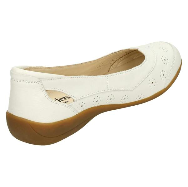 Padders Ladies Padders Cut Out Ballerina Flats Demi 2