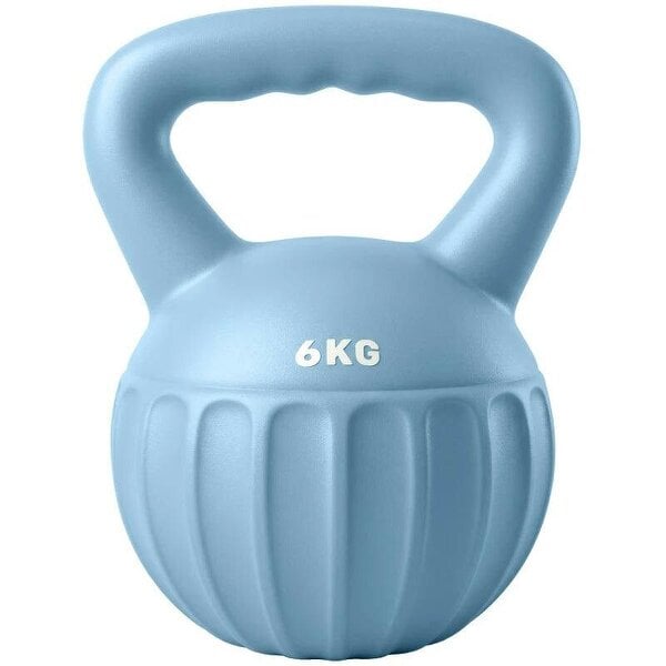 Kettlebell for Strength Training Kettle Bell with Non-Slip Handle 6 kg Blue