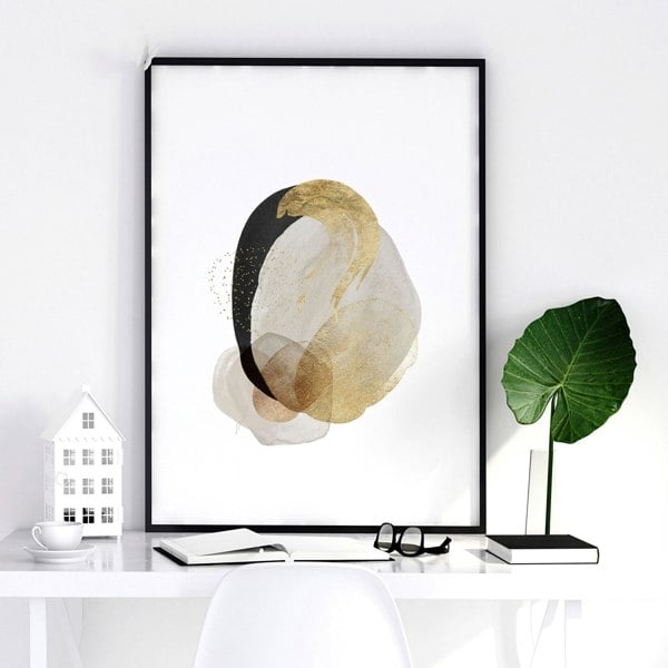 Abstract wall art for office | set of 3 wall art prints