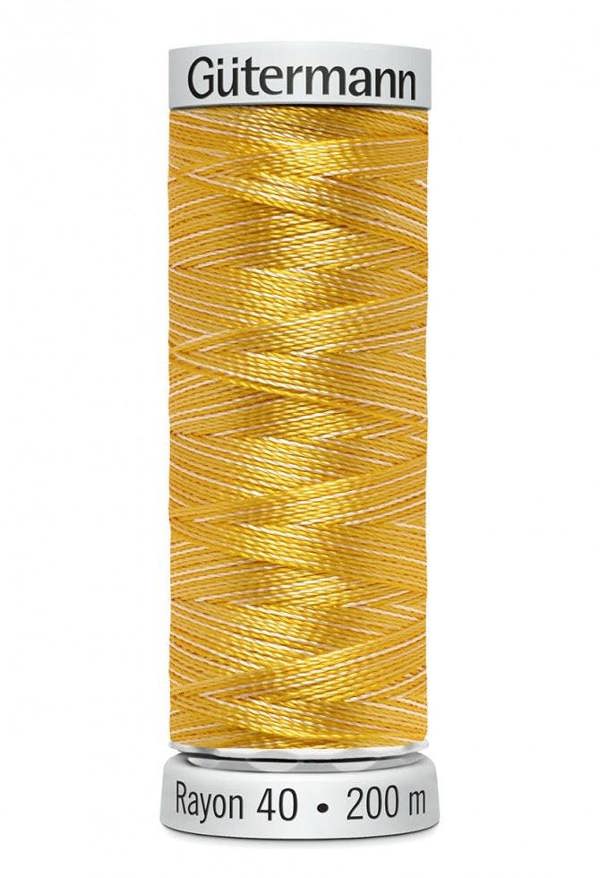 Gutermann No 40 Sulky Rayon Embroidery Thread 200m Rayon Thread Suitable For Embroidery