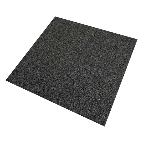 40 x Carpet Tiles 10m2 - Scarlet Red & Charcoal Black