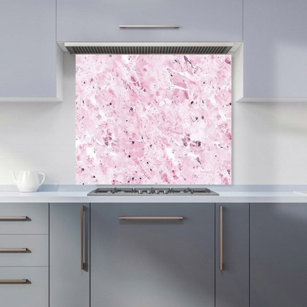 Warren Reed - Designer Plush Pink Quartz Effect Kitchen Splashback