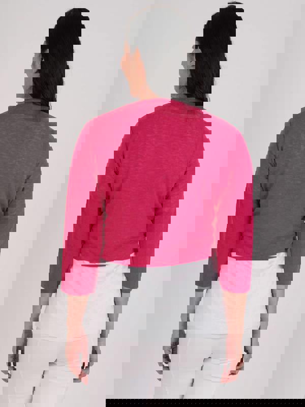 PennyPlain Shrug Tie Front - Crimson