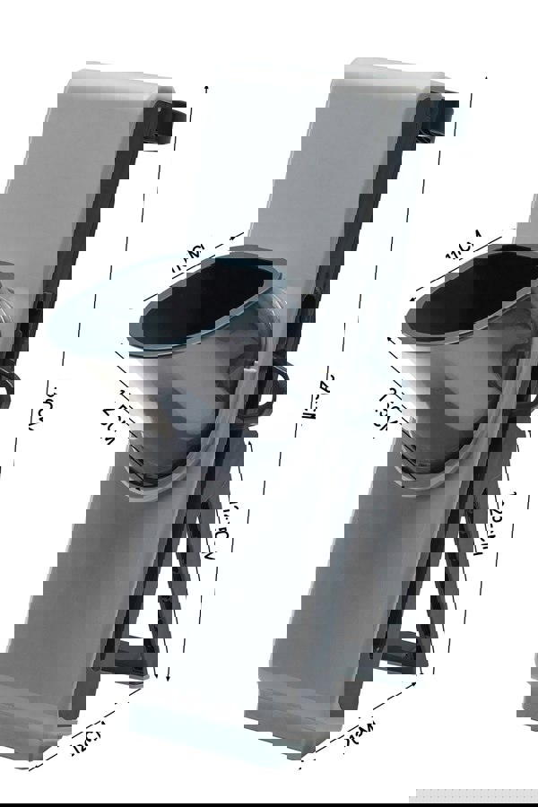 Living and Home Kitchen Manual Mandoline Slicer Vegetable Fruit Chopper Cutter Grater with Food Container & 3 Blades