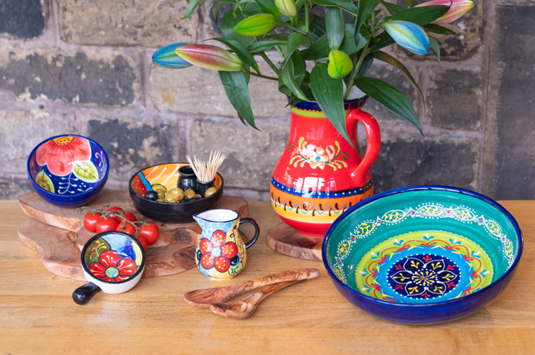 Verano Spanish Ceramics Classic Spanish -  Tapas Bowls Set of 6