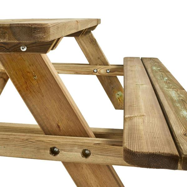 Cerland Matisse Picnic Table 6ft 6 Person Pressure Treated Wooden Dining Set