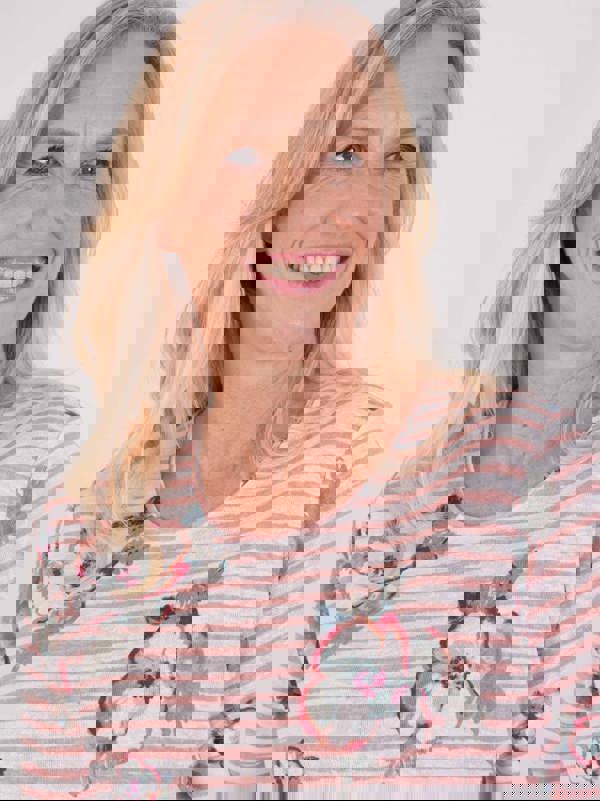 TIGI Stripe And Poppy Bloom Top