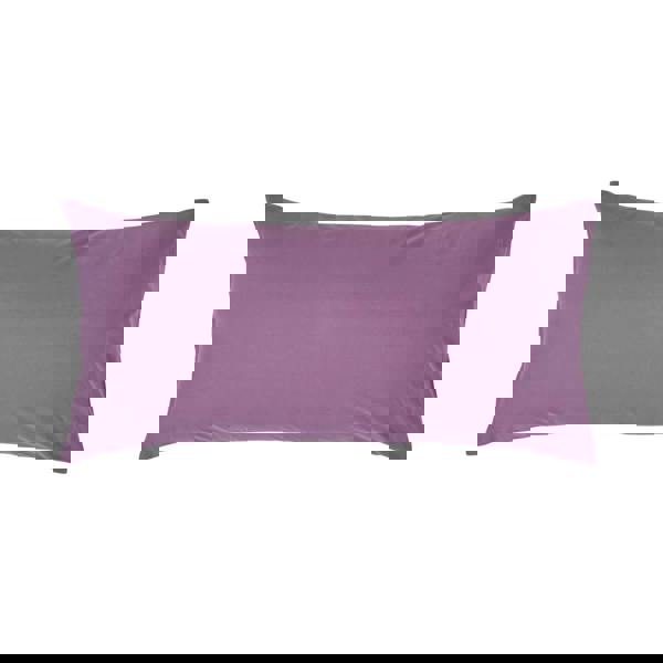 HOMESCAPES Crisp & Cool 200 TC Egyptian Cotton Percale Housewife Pillowcase, European Size