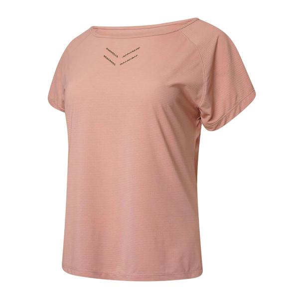 Dare 2B Womens/Ladies Crystlz Plain Crew Neck T-Shirt - Powder Pink - 