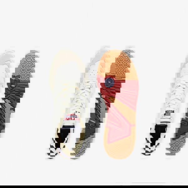 Lacoste Mens Lineshot Logo Leather Trainers - Off White - 