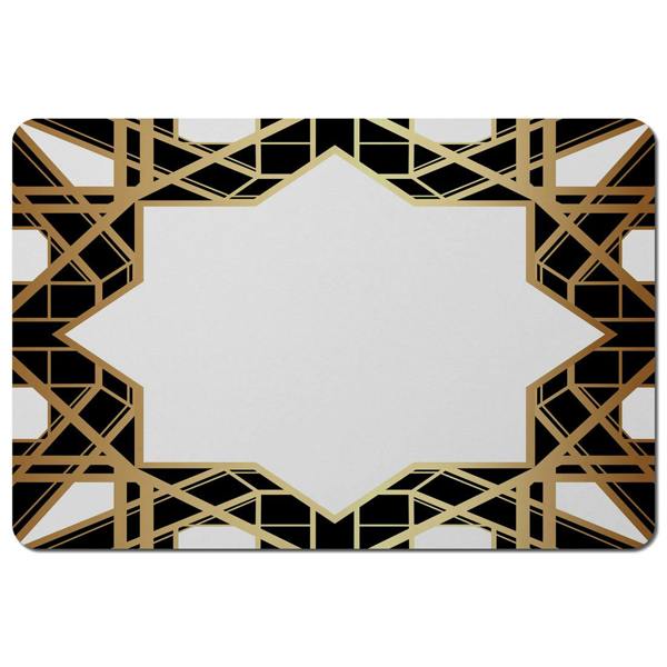 Benjamin Tate Design Placemat And Coaster Set For Dining Table Four Piece