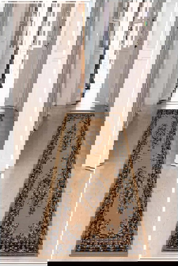 Maestro Collection Traditional Design Rug in Brown –The Rugs