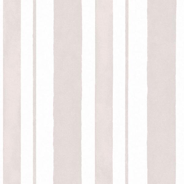 Shabby Chic Rachel Ashwell Watercolour Stripe Wallpaper | Pink