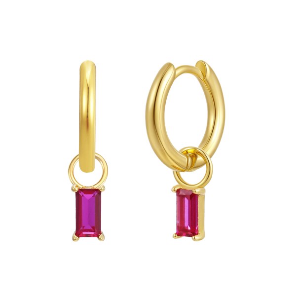 Gold Trip July Birthstone Earring Charm