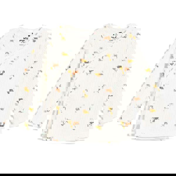 Mini Cuddles Baby Unisex Animal Print 2pc Set, Multicolor