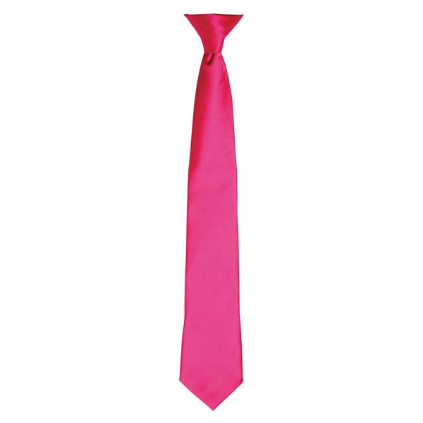 Premier Unisex Adult Satin Tie - Hot Pink