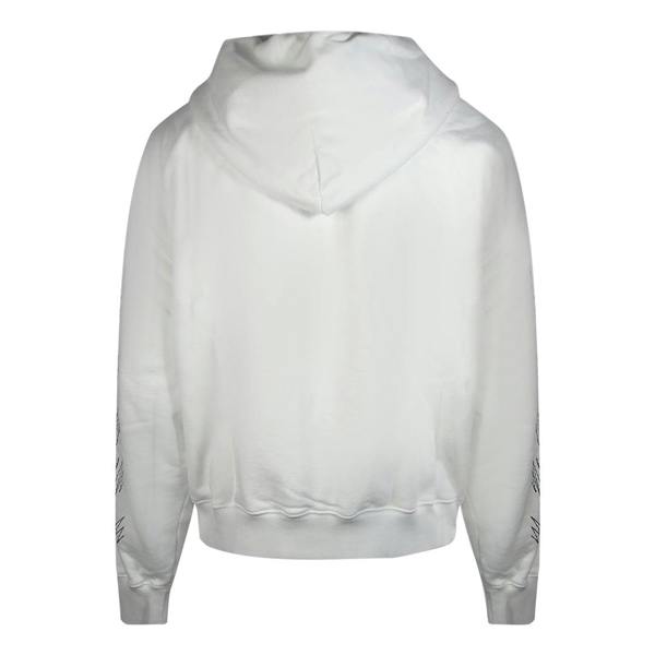 Off-White Stitch Diags Zip Skate Hoodie White