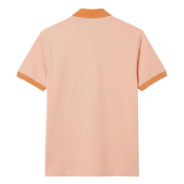 Lacoste Mens Short-Sleeved Polo Shirt - Pink - 