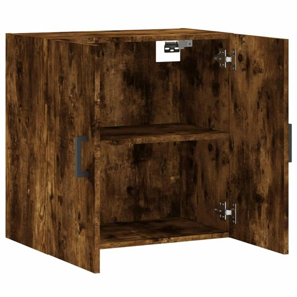 Berkfield Wall Cabinet Smoked Oak 60x31x60 cm Engineered Wood