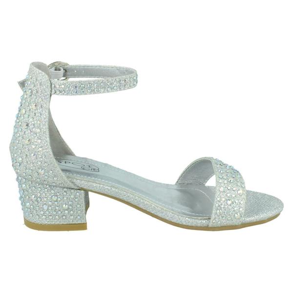 Spot On Girls Spot On Mid Block Heel Sandals H1112
