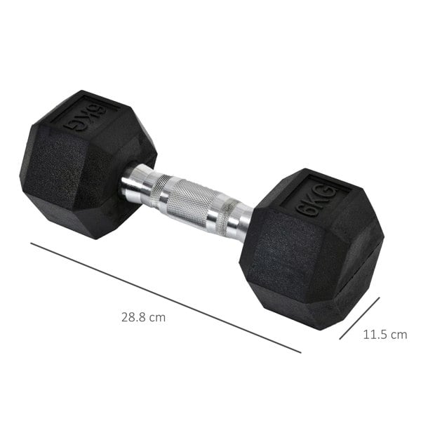 Rubber Dumbbell