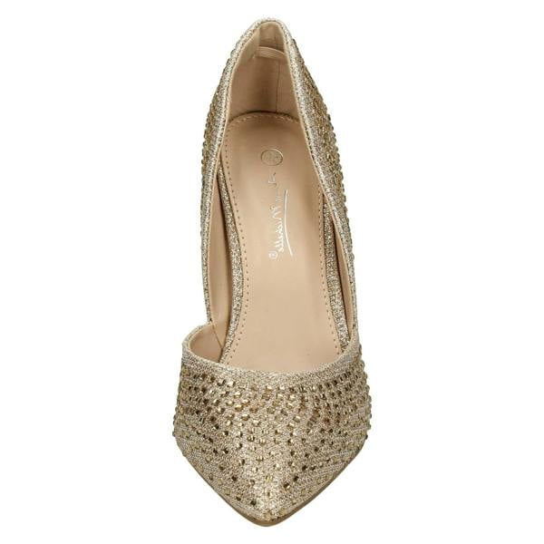 Anne Michelle Ladies Anne Michelle High Heel Waisted Court Shoes