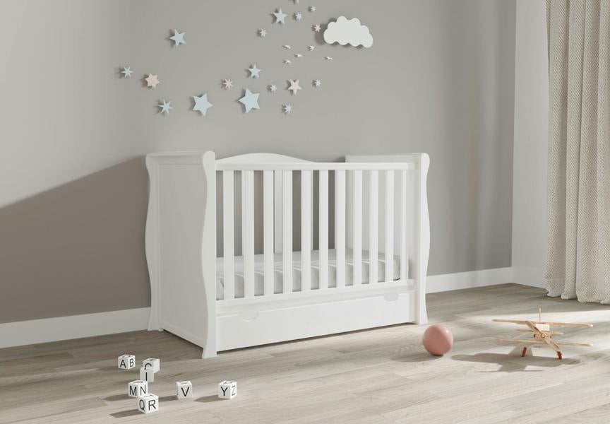 Viculii Willow Mini Cot Bed White