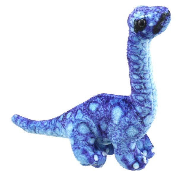 The Puppet Company Brontosaurus (Blue) - Finger Puppets