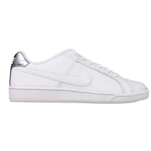 Nike Womens/Ladies Court Royale Leather Trainers - White/Silver - 