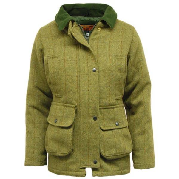 Ladies Game Derby Tweed jacket with soft moleskin collar ideal for attending a shoot or walking the dog