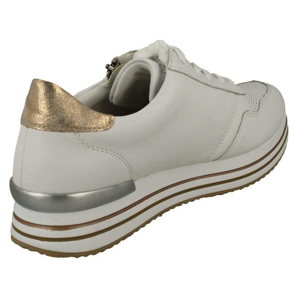 Remonte Ladies Remonte Lace Up Trainers With Platform Sole D1318