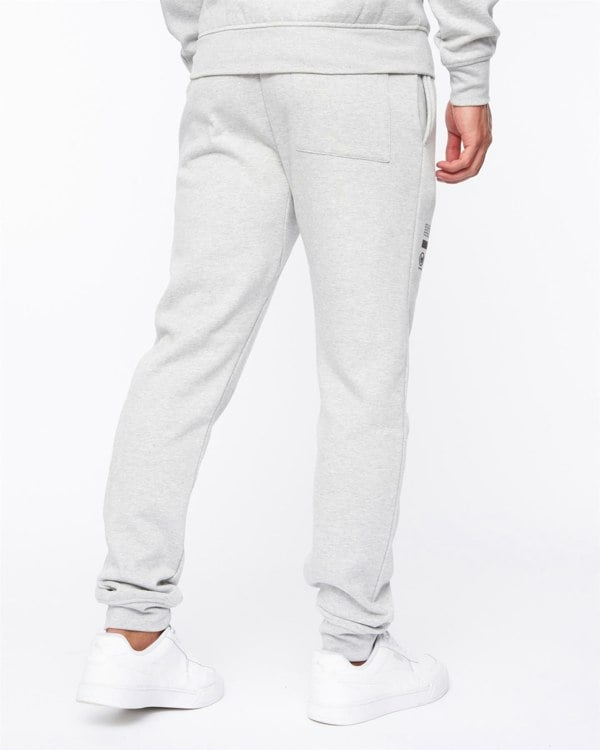 Duck and Cover Jennerkins Crew Sweat & Joggers Set Grey Marl