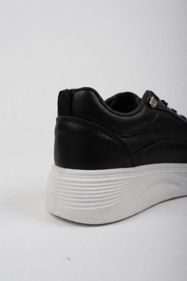 ikrush Bronagh Faux Leather Platform Trainers