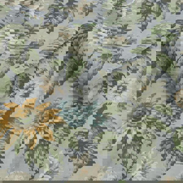 Superfresco Easy Gardenia Floral Wallpaper - Breeze Blue - 10m