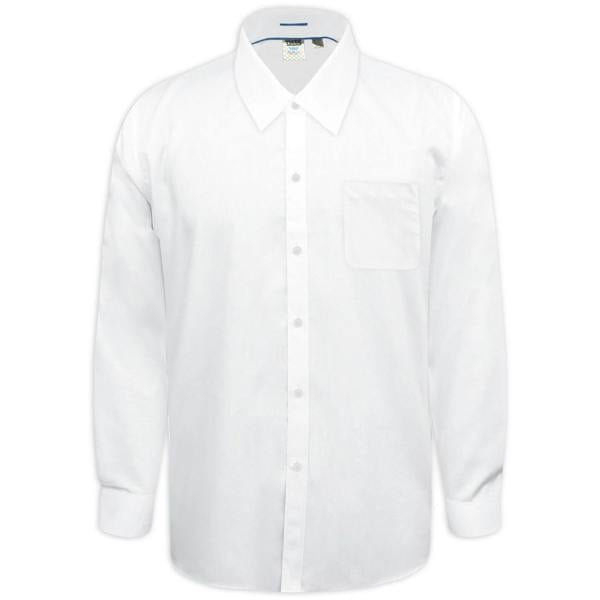 Duke Mens D555 Aiden Easy-Iron Kingsize Shirt - White