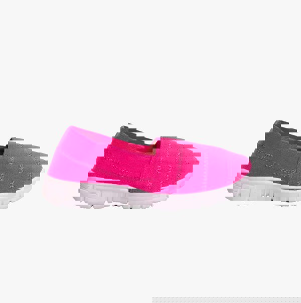 Shumo NADIA Girls Slip-On Casual Trainers Fuchsia