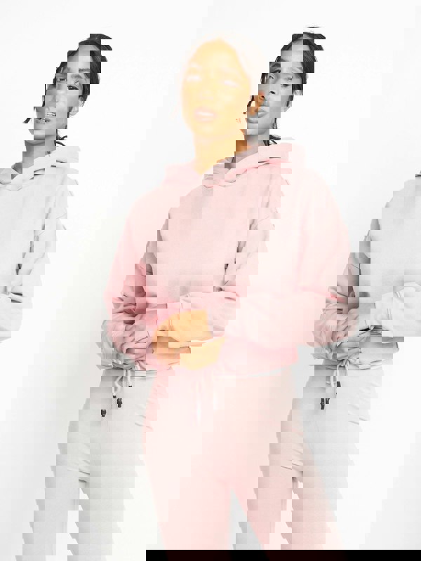 Crosshatch Ladies Jacklight Hoodie Dusty Pink