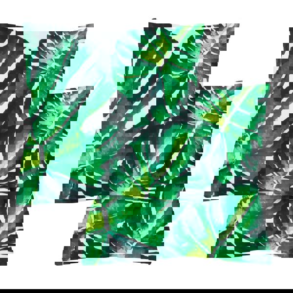 Gardenwize Pair of Outdoor Scatter Cushions – Banana Leaf Design