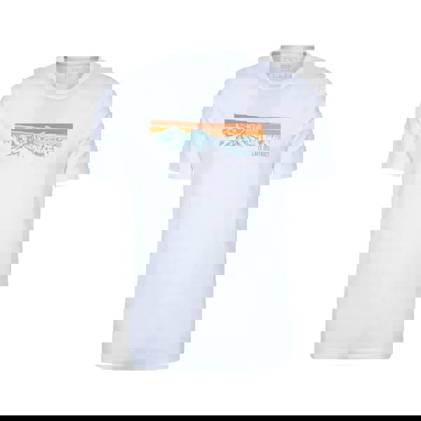 Mountain Warehouse Mens Lake District Mountain T-Shirt - White - 