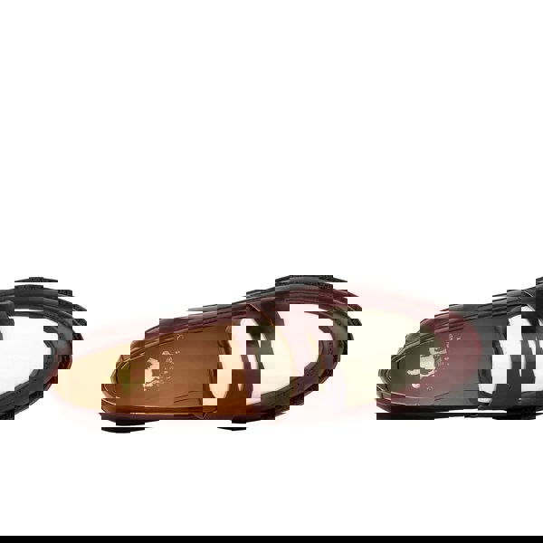 Embassy London Kay - Burgundy & Cream - Women's leather dressy almond toe loafer in Burgundy & Cream